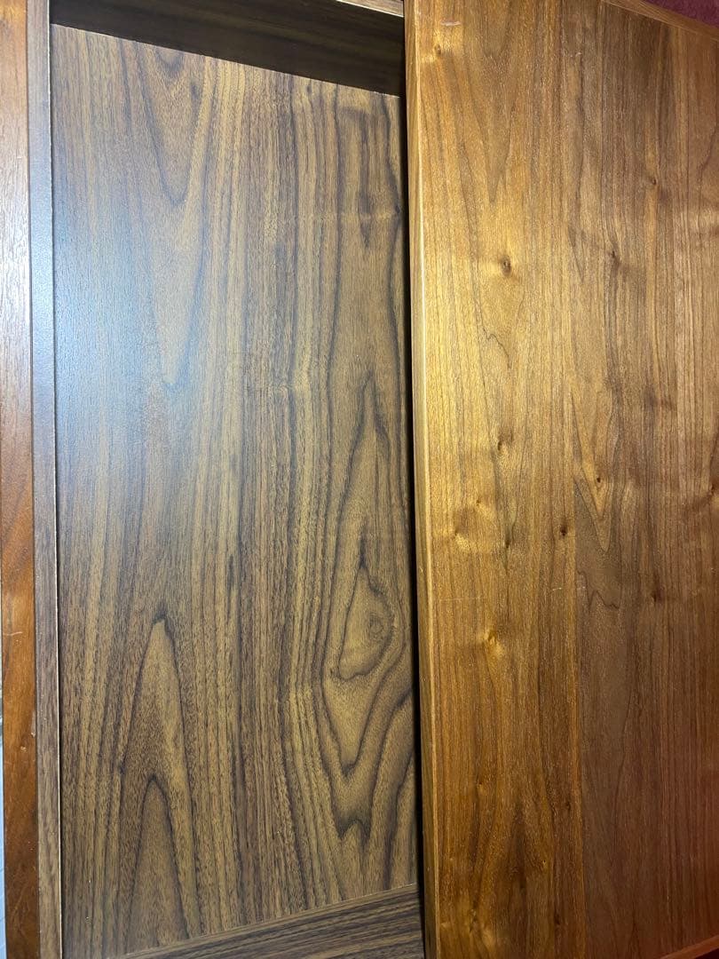 ✨大人気✨無印良品　ステンレスユニットシェルフ用　ボックス　ウォールナット