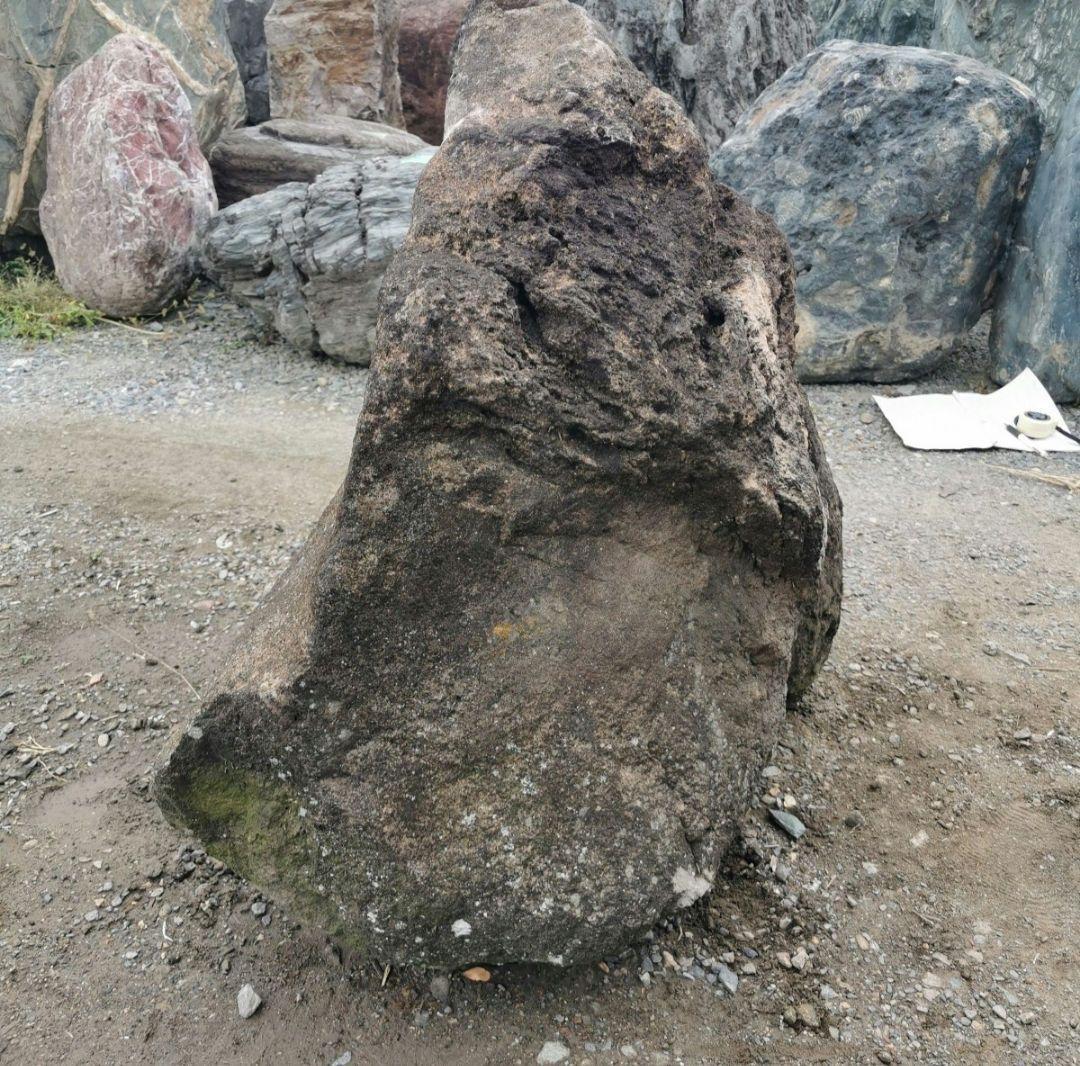 鳥海石　505キロ　庭石　石　石材 庭　坪庭　ガーデニング　置物　オブジェ