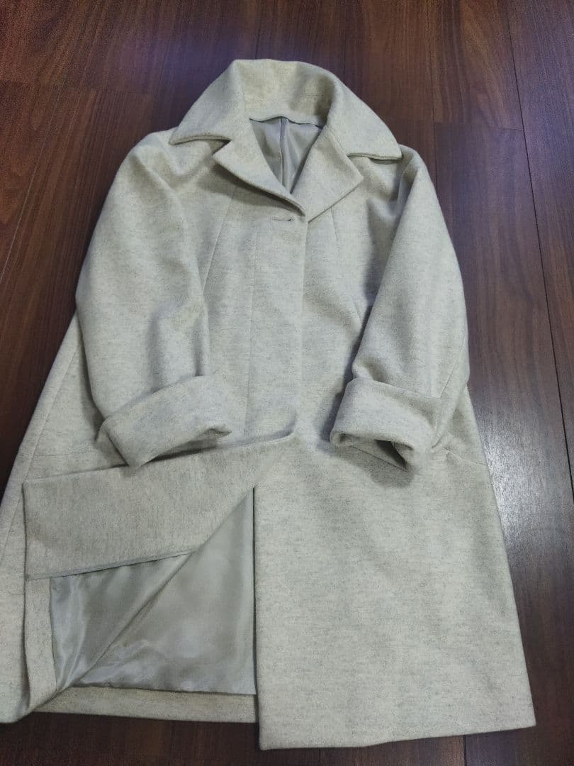 試着のみ♪アルチザン ウール カシミヤ コート 9号 百貨店