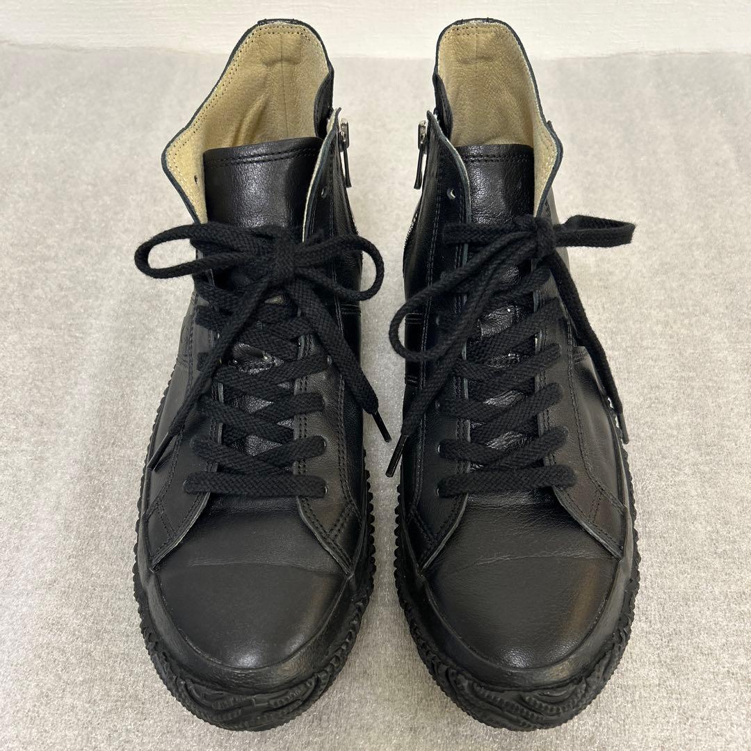 【極美品】スピングルムーブ　レザー　ハイカットスニーカー　SS 23.5cm