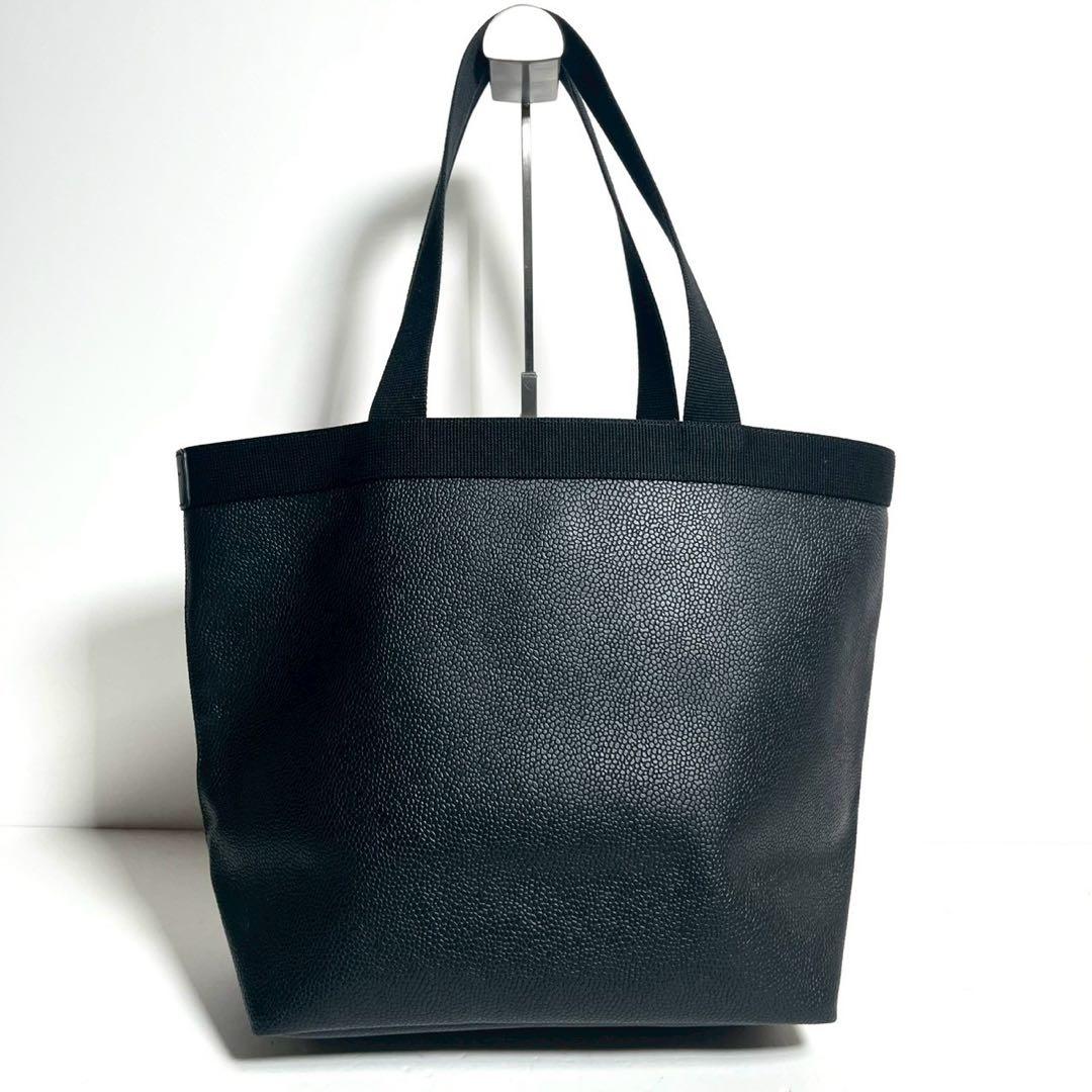 【未使用に近い✨】エルベシャプリエ トート コーテッドキャンバス 708GP 黒