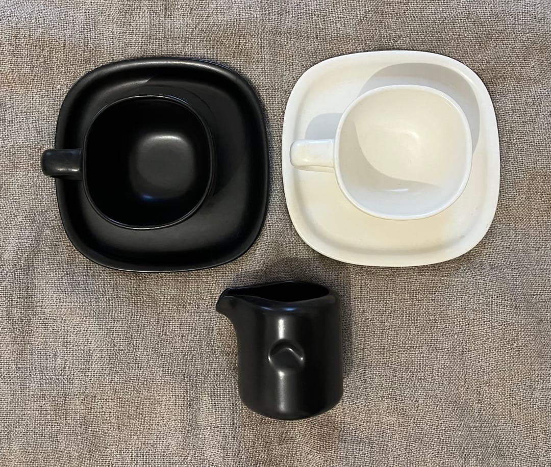 【 柳宗理 】 復刻前の白黒食器シリーズ10点セット ＋［追加］シュガーポット