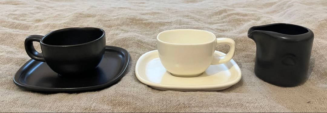 【 柳宗理 】 復刻前の白黒食器シリーズ10点セット ＋［追加］シュガーポット