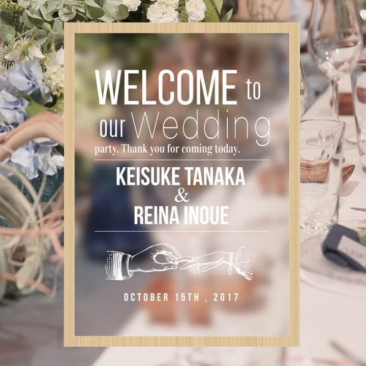ウェディング ウェルカムボード