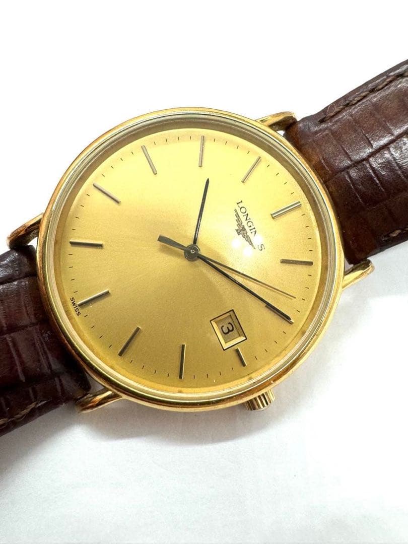ロンジン L7.984.2 SS/GP シャンパン文字盤 ボーイズ