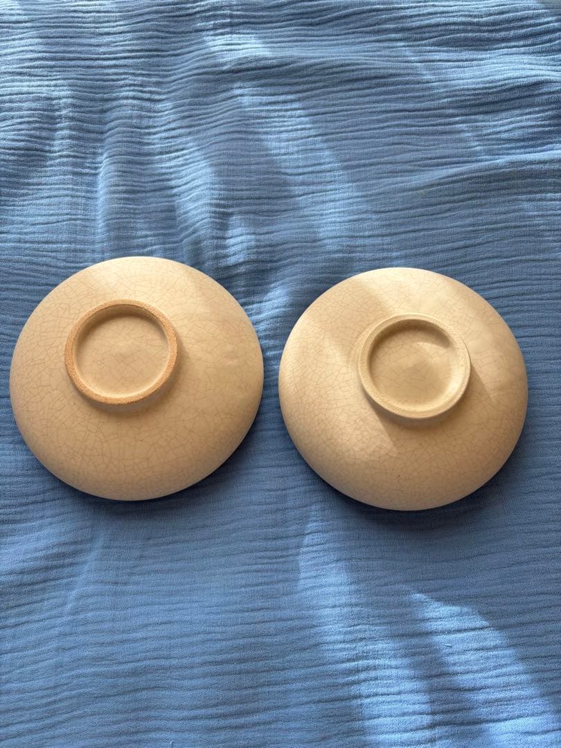 小林徹也さん　貫入　丸型ボウル 2個セット