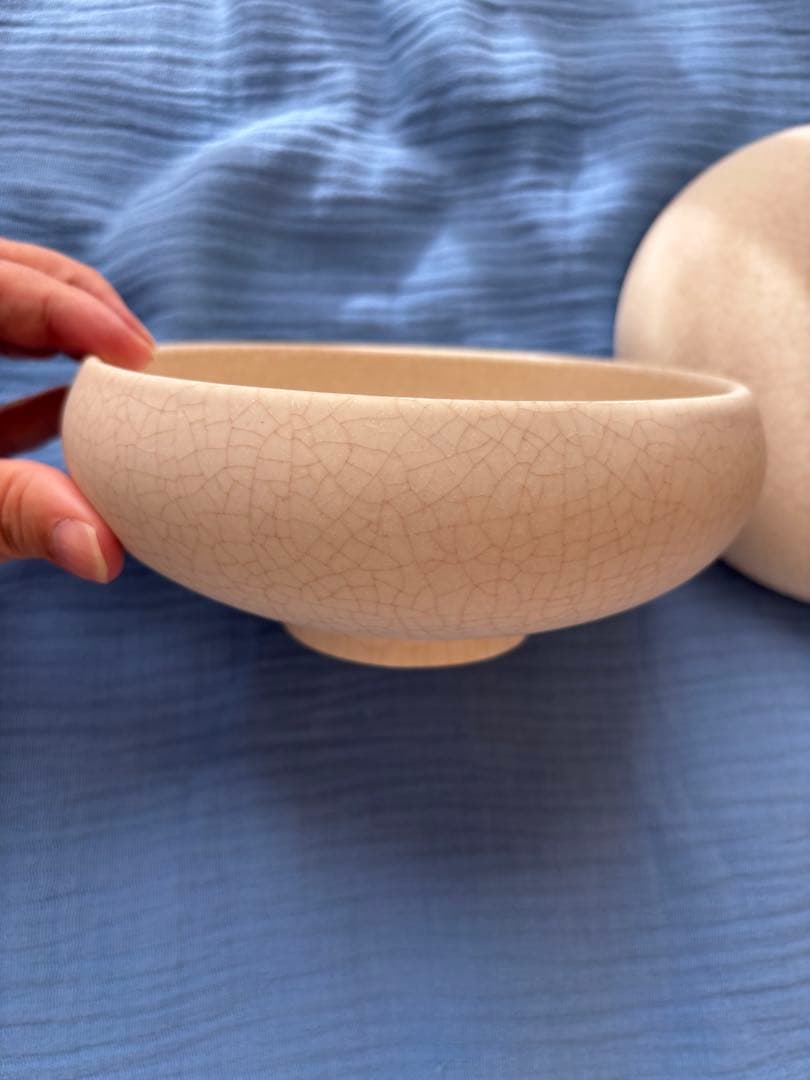 小林徹也さん　貫入　丸型ボウル 2個セット