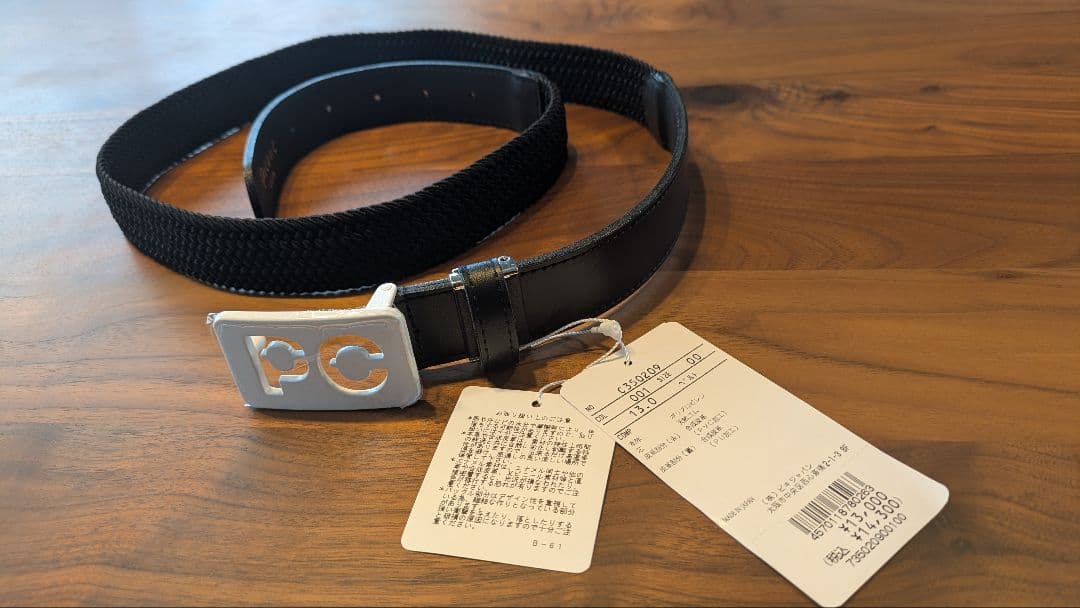 Picone Club メンズ ゴルフ ベルト 黒