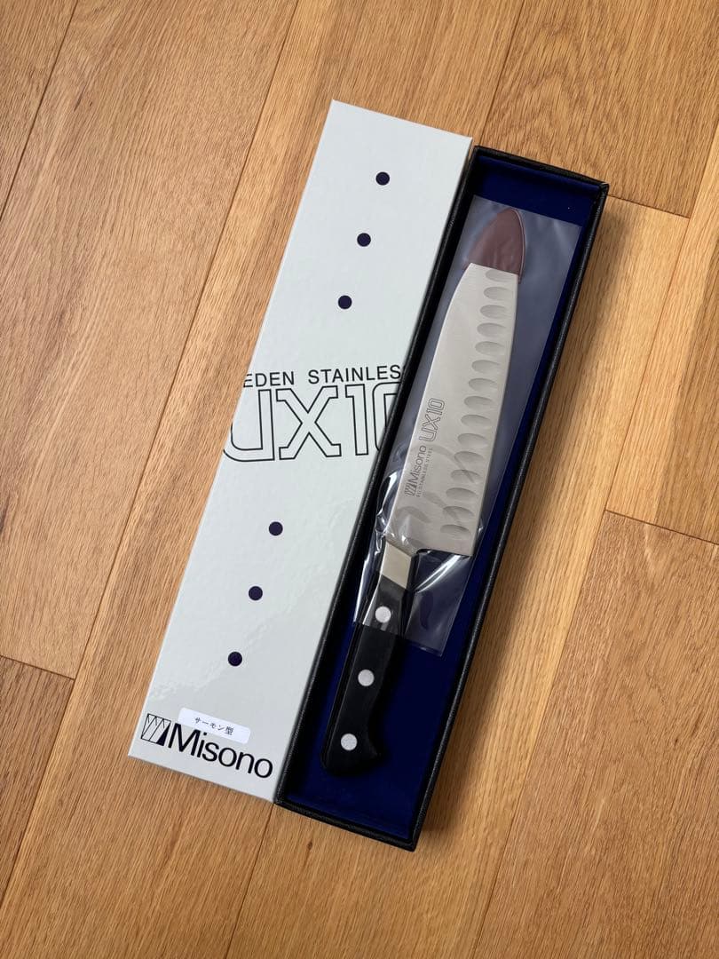 ミソノ UX10 三徳サーモン 180mm No.751