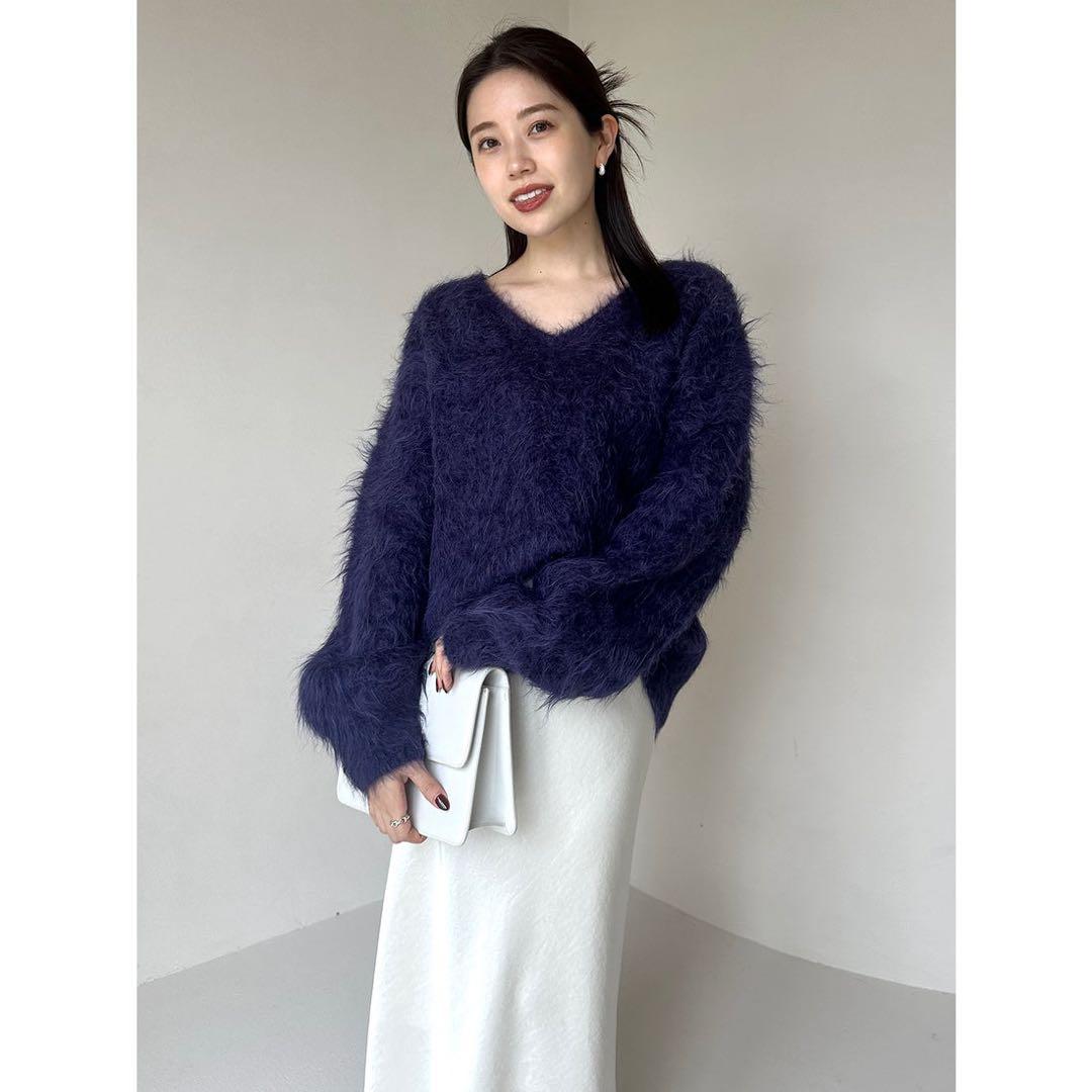 スーリーアルパカニットプルオーバー