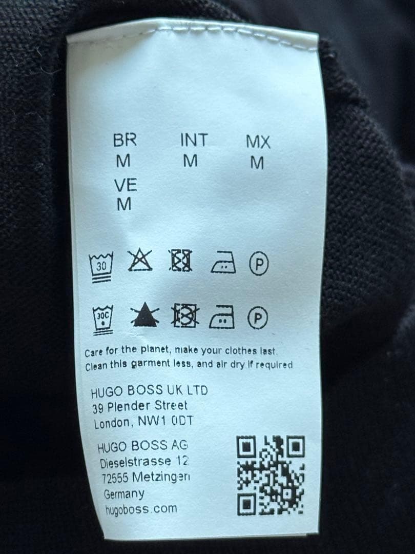 BOSS ボス　ドライバーズニット　ジップアップ カーディガン メリノウール