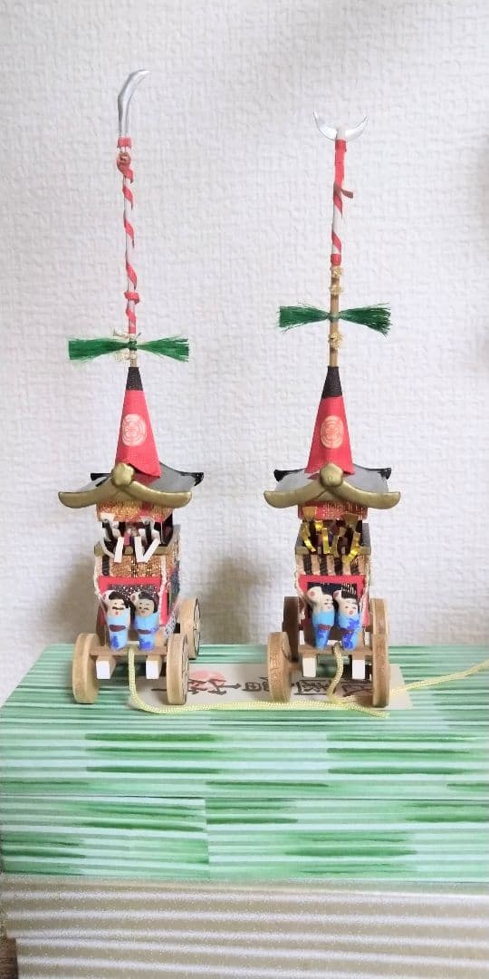 さち 祇園祭 長刀鉾、月鉾、鶏鉾 ミニチュア