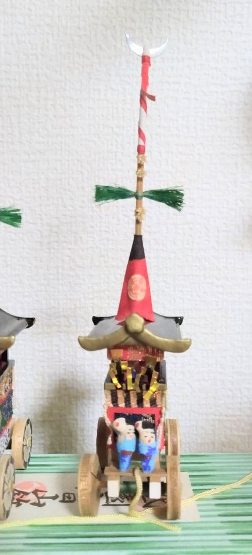 さち 祇園祭 長刀鉾、月鉾、鶏鉾 ミニチュア
