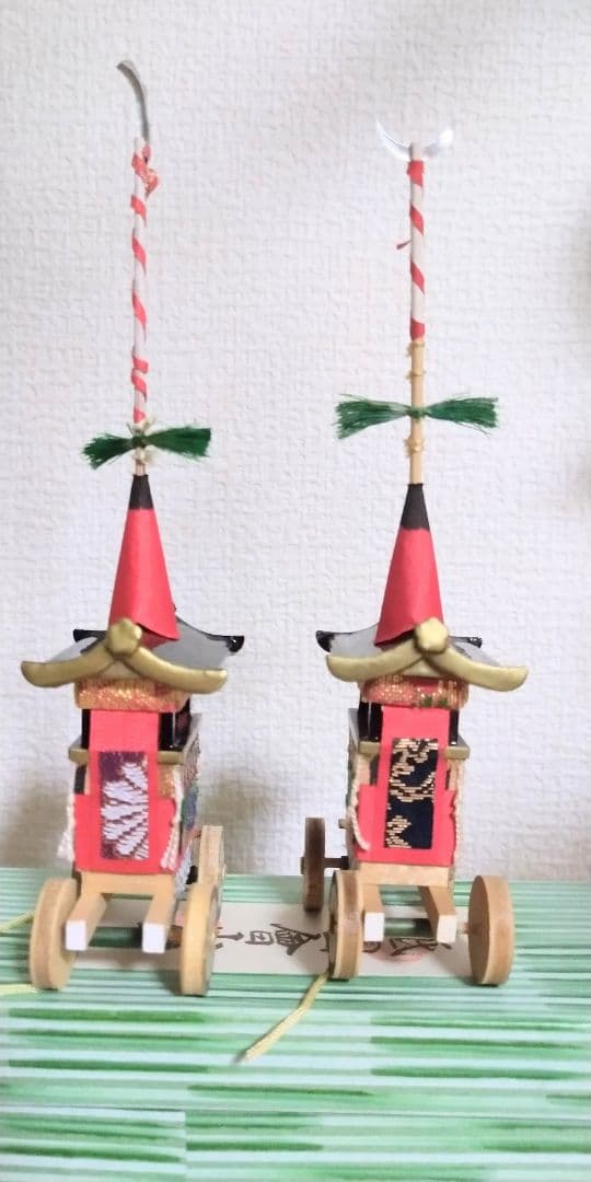 さち 祇園祭 長刀鉾、月鉾、鶏鉾 ミニチュア