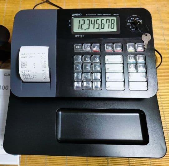 カシオレジスター　SE-G2　コンパクト　人気機種　 感熱紙　250501