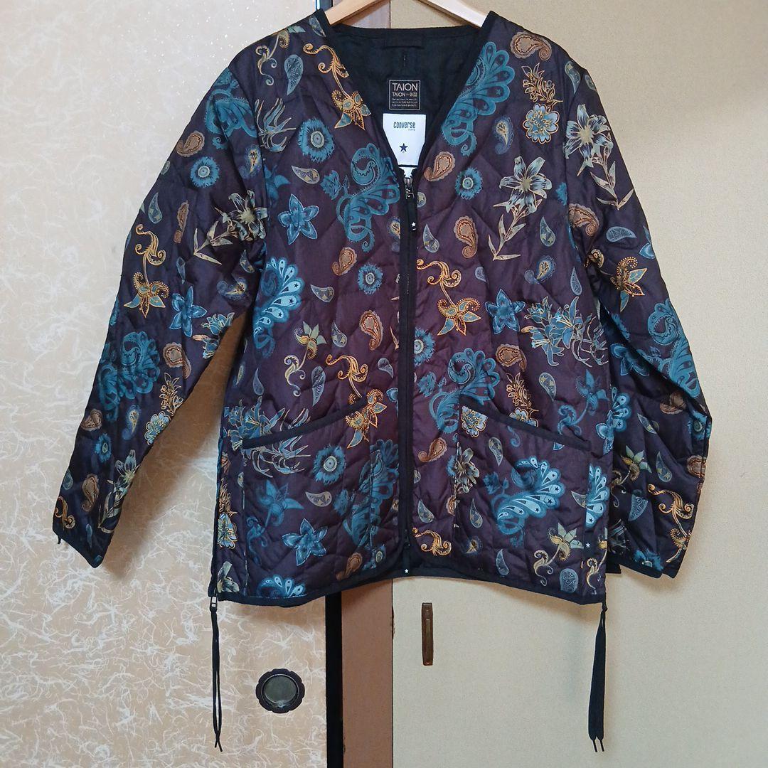 TAION ダウンジャケット CONVERSE TOKYOコラボ スターキルト