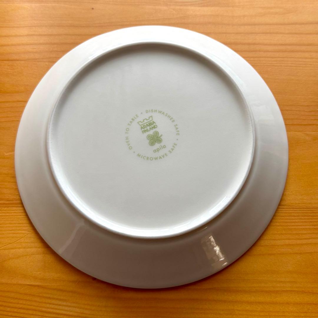 アラビア アピラ　21cm プレート　3枚 ／ ARABIA apila