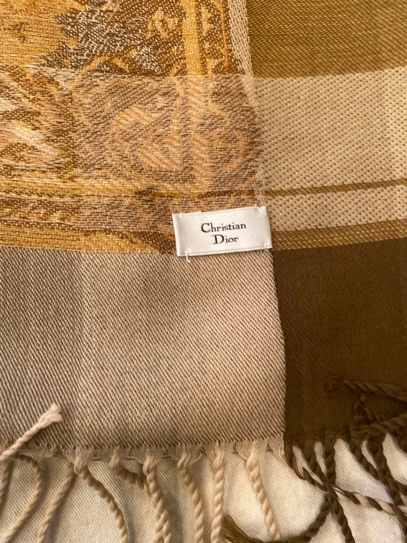 クリスチャンディオールDiorの大判ストール　良い柄