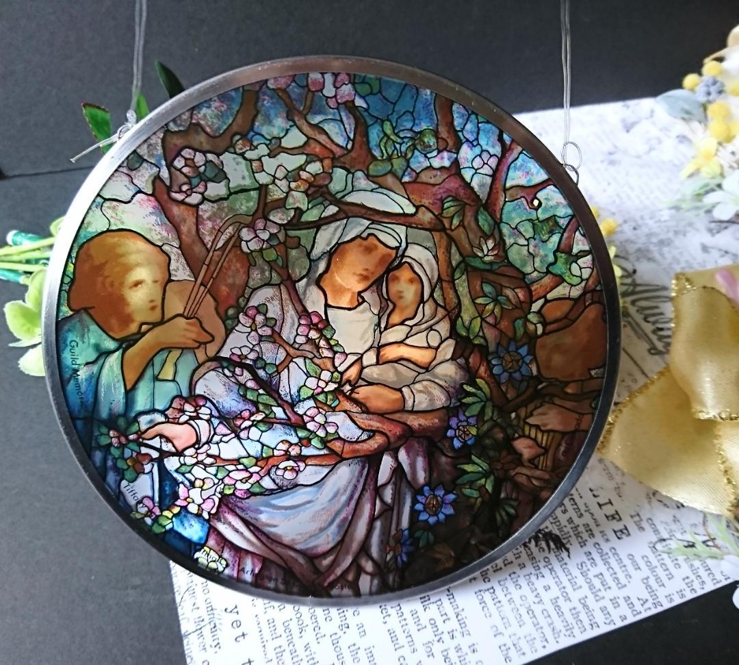 ルイスCティファニー ステンドグラスMadonna of the Flowers