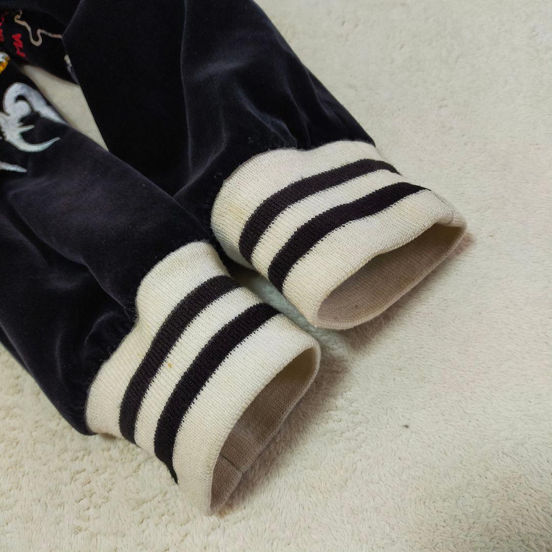 90S 00S　別珍　スカジャン　OCTOPUS ARMY　鷲　イーグル刺繍