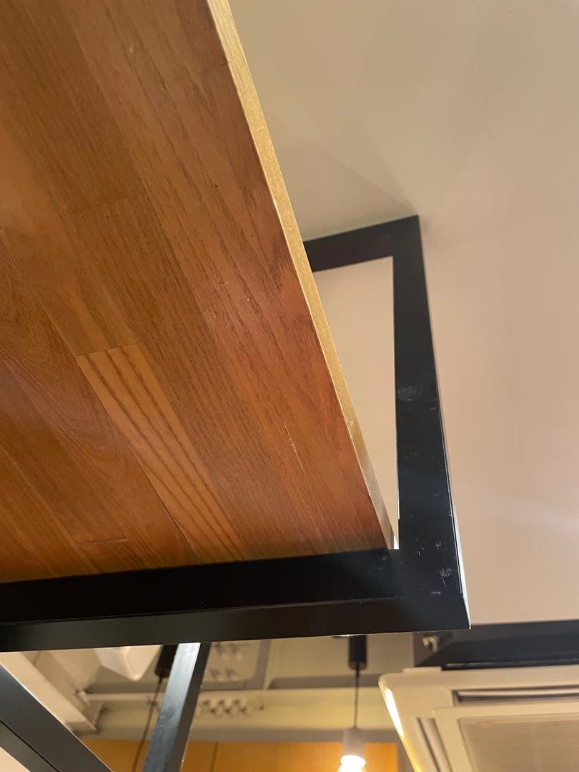 アイアン 吊り下げラック 店舗什器 棚板付き 天井吊り カフェ/バー/飲食店向け