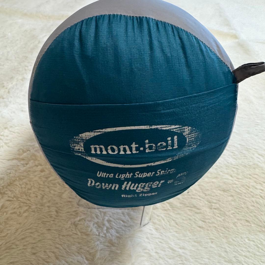 美品モンベル800FPU.L.スーパースパイラルダウンハガー#3 R/ZIP緑