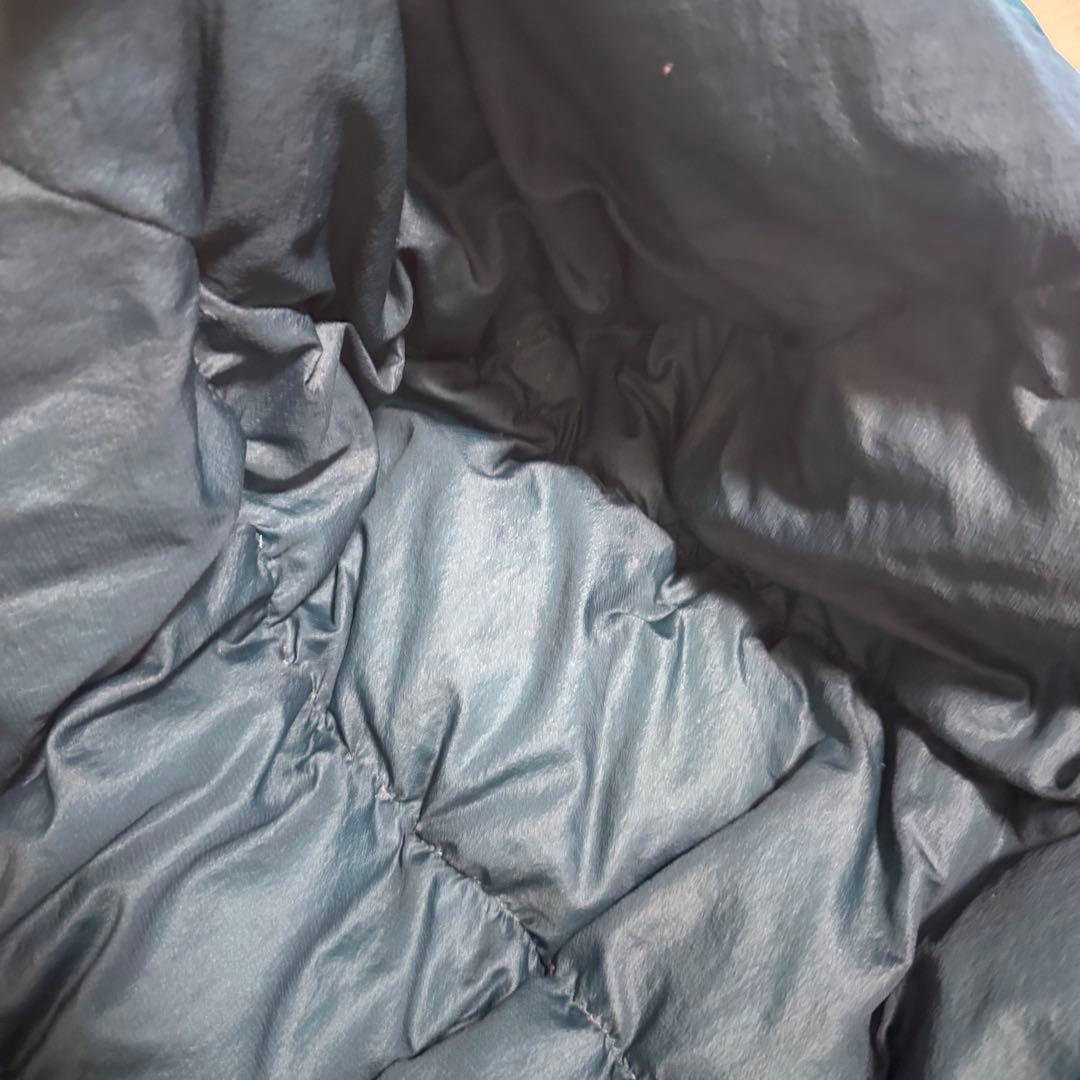 美品モンベル800FPU.L.スーパースパイラルダウンハガー#3 R/ZIP緑