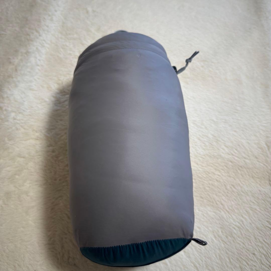 美品モンベル800FPU.L.スーパースパイラルダウンハガー#3 R/ZIP緑