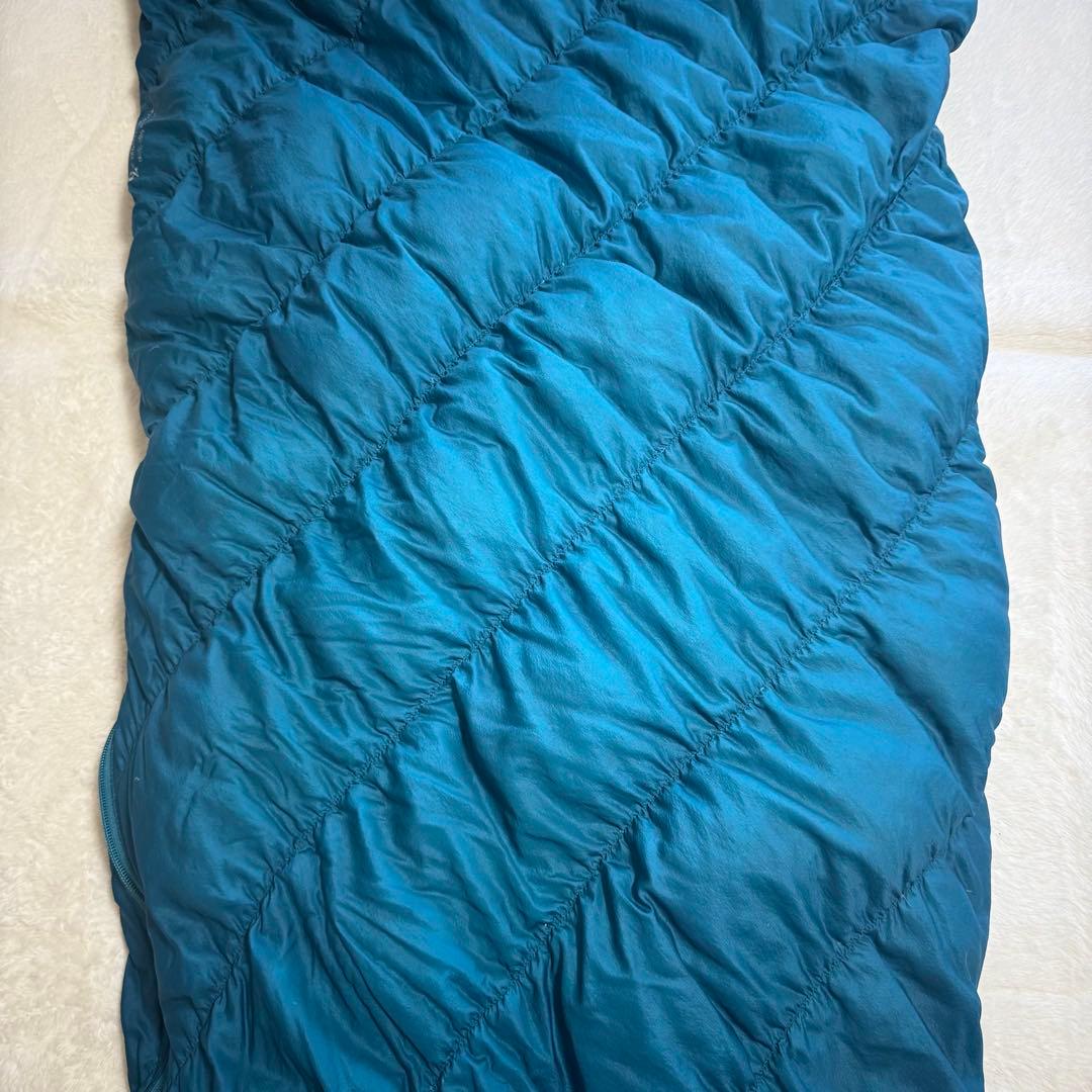 美品モンベル800FPU.L.スーパースパイラルダウンハガー#3 R/ZIP緑