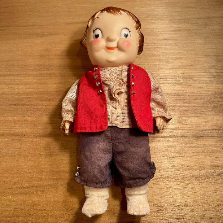 雰囲気抜群！70s キャンベルキッズ ソフビ人形 稀少 ビンテージ 蚤の市