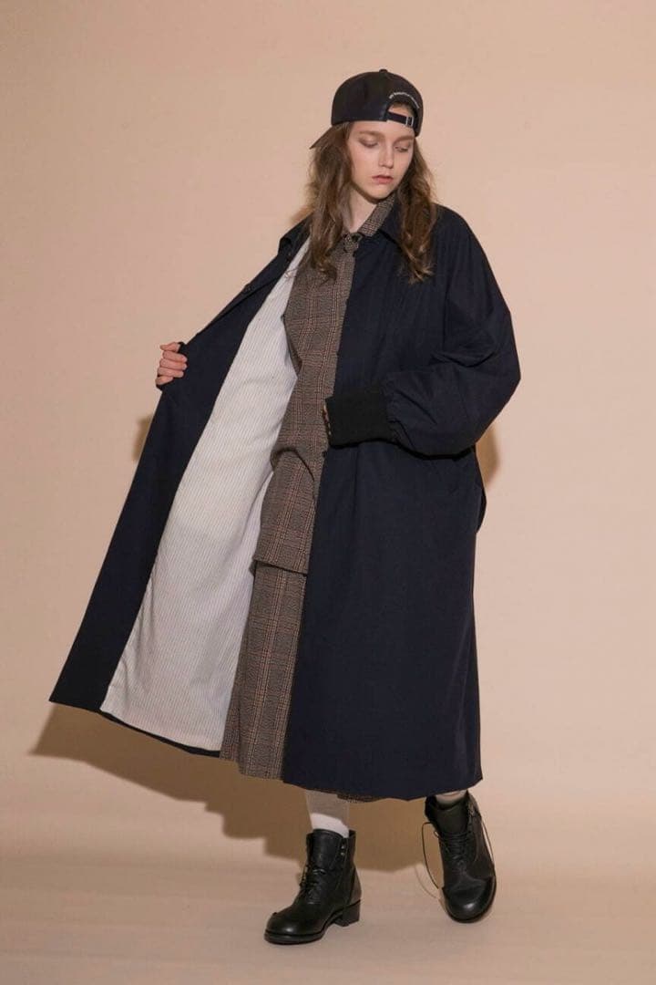 【24SS my beautiful landlet ラグランロングコート】