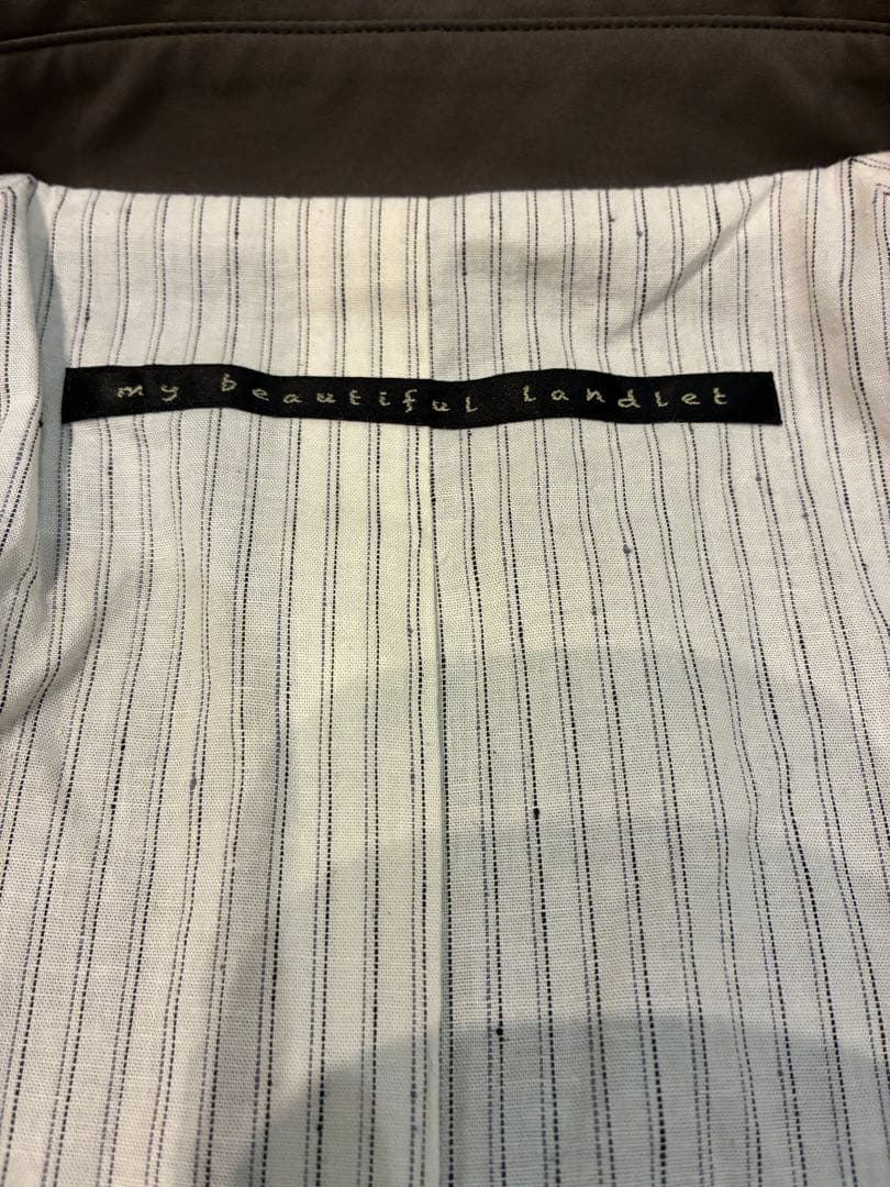 【24SS my beautiful landlet ラグランロングコート】