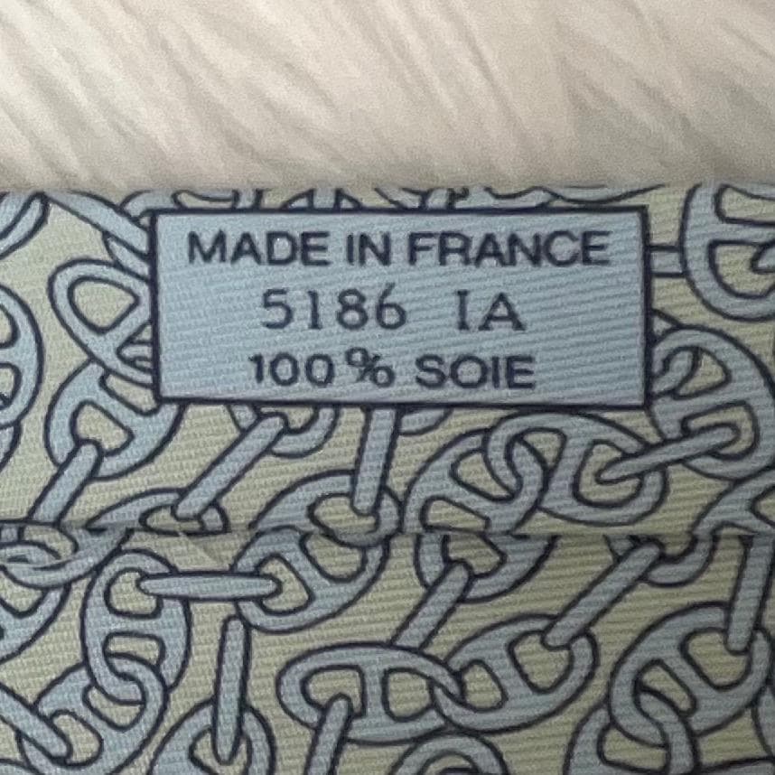 新品未使用品✨エルメス　HERMES ネクタイ　シルク100％　水色