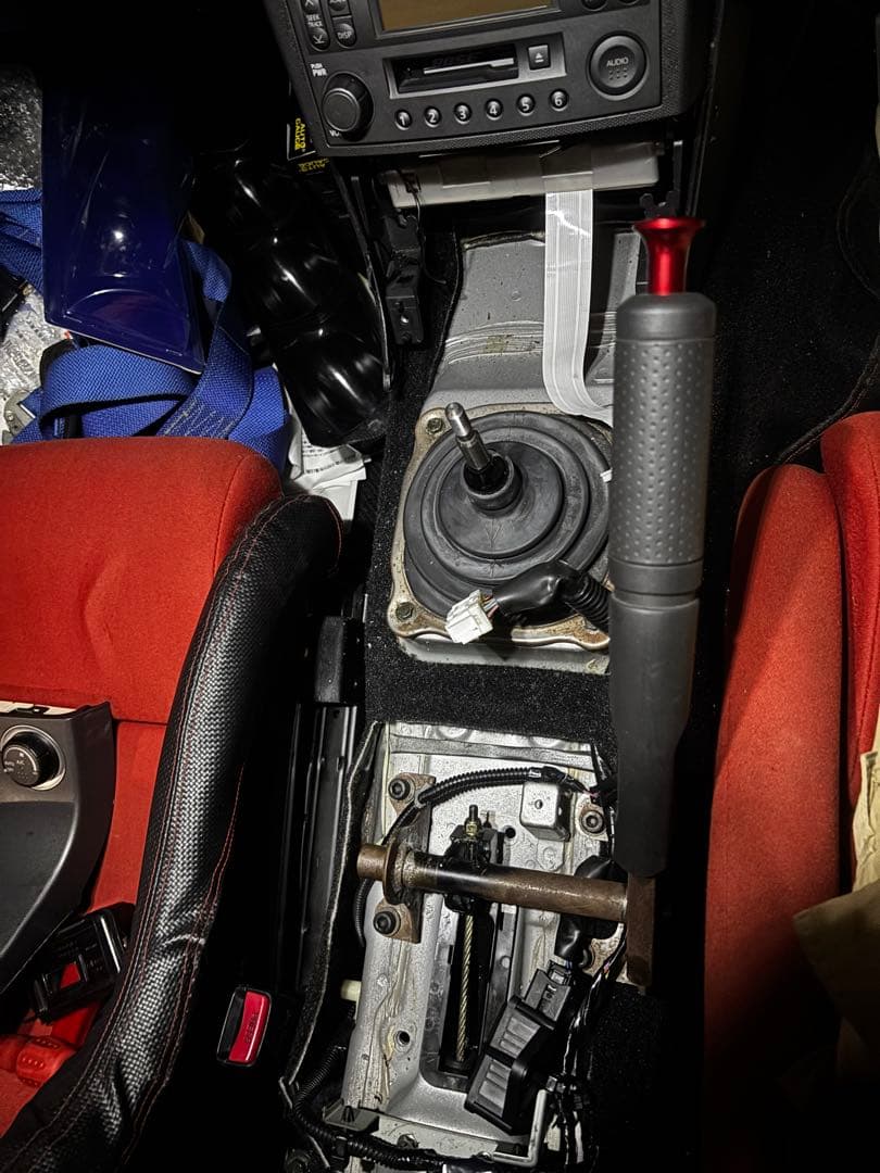 日産　フェアレディZ33 右引きサイドブレーキ　スピンターノブ付き　CPV35