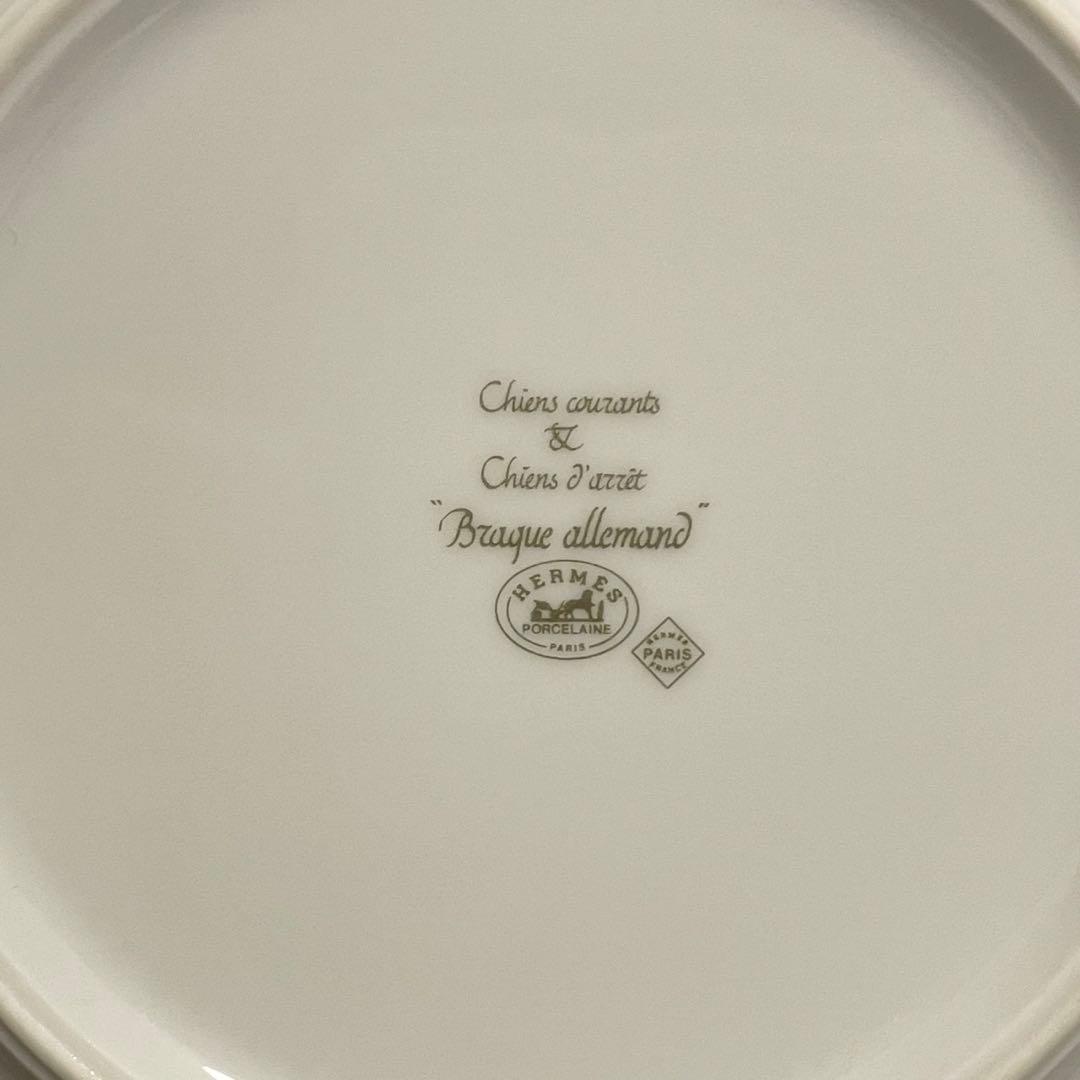 エルメスHERMES八角プレート 犬シリーズ ポインター フォックステリア 2枚