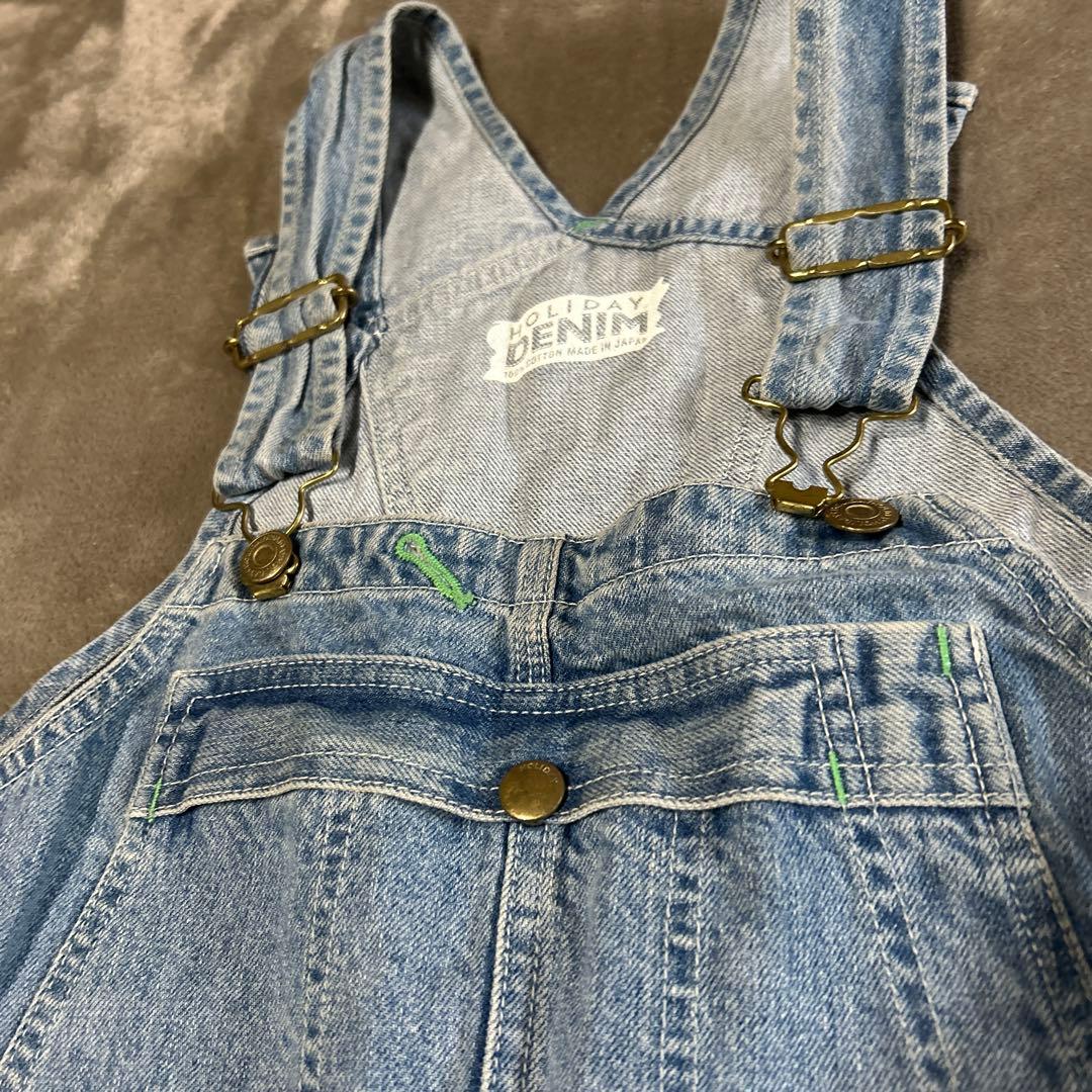 HOLIDAY DENIM ビッグデニムフレア　オーバーオール