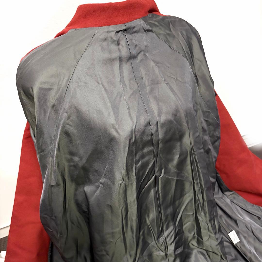 レアY's ヨウジヤマモト　ボルドー　ウールロングコート　オーバーシルエット