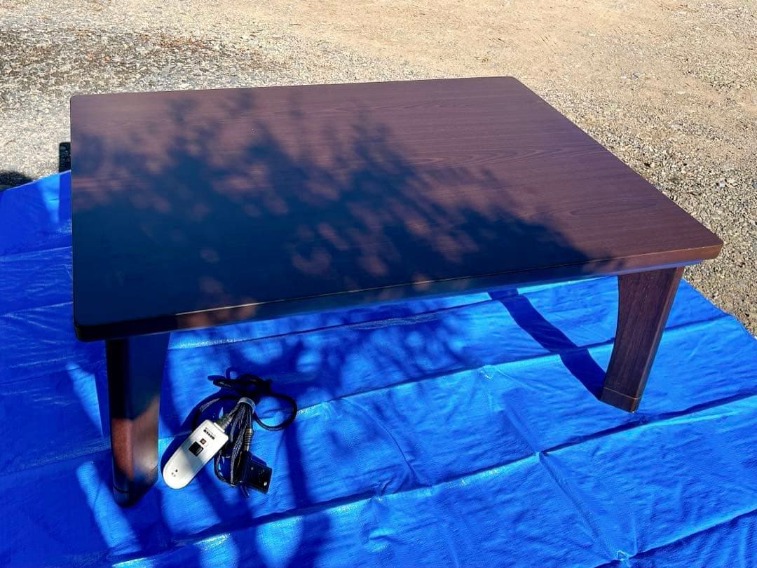 こたつ　ダークブラウン 長方形 こたつ 電源コード付き　丸栄工業所