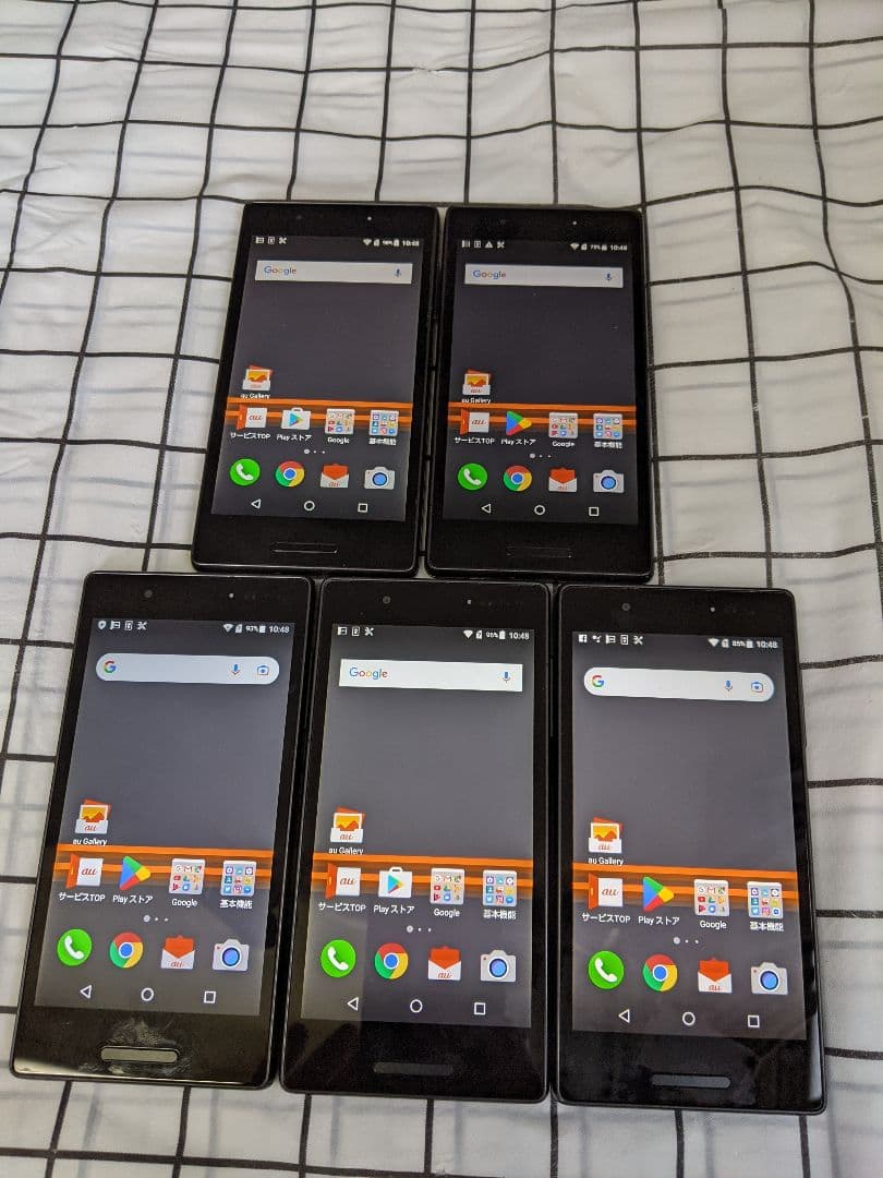 Quaphone KYV42 2G16G android7.1 Simフリー5台