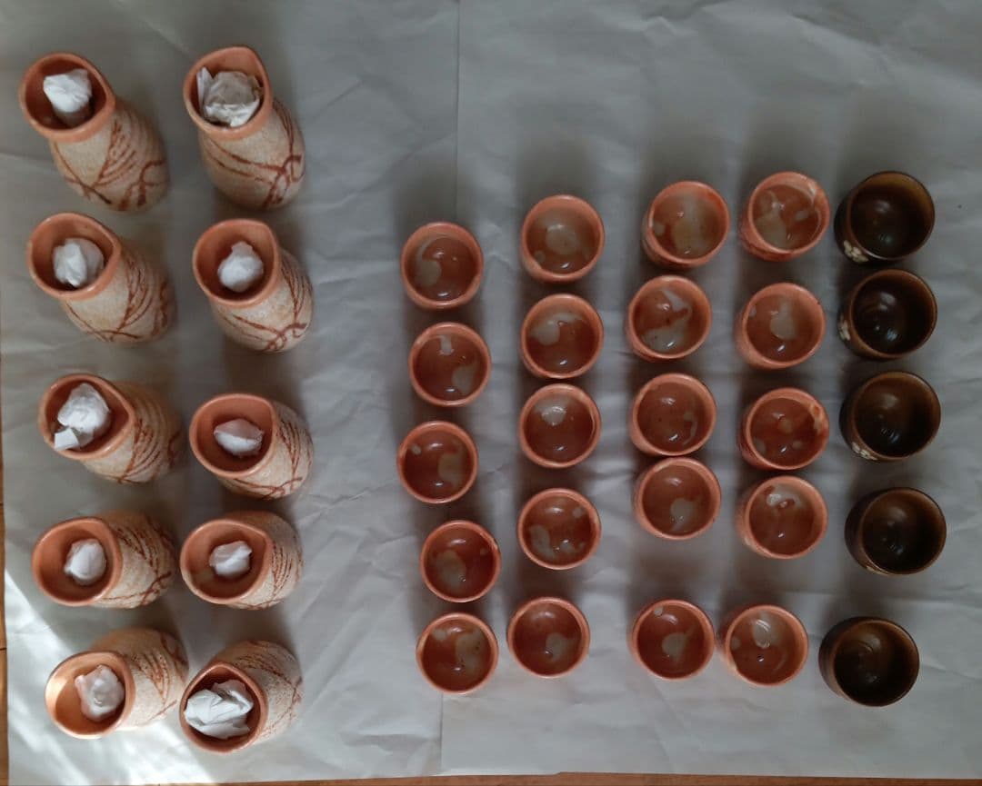 とつくり10本　　おちょこ25個