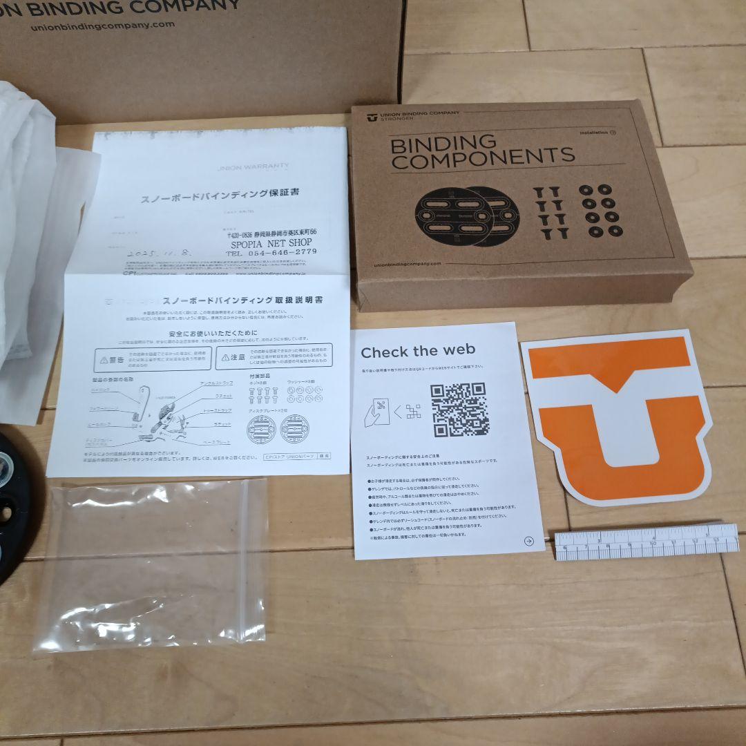 未使用　24-25 UNIONビンディング　STR　サイズM　グラトリ