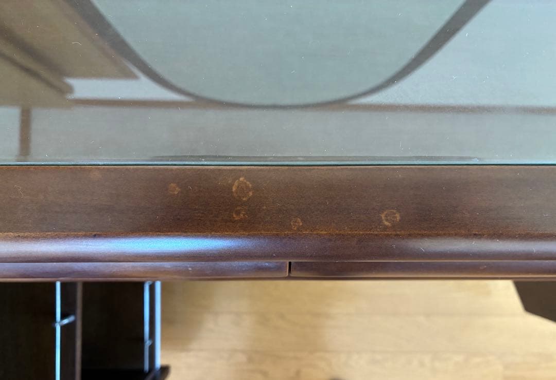 【アンティーク】鏡台　三面鏡　ドレッサー　化粧台　収納スペース多数(イス売却済)