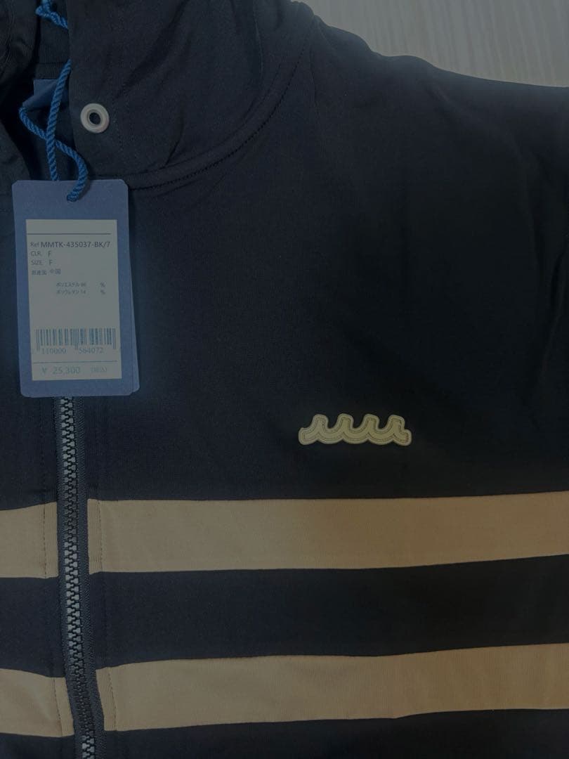 muta MARINE フード付きパーカー ブラック