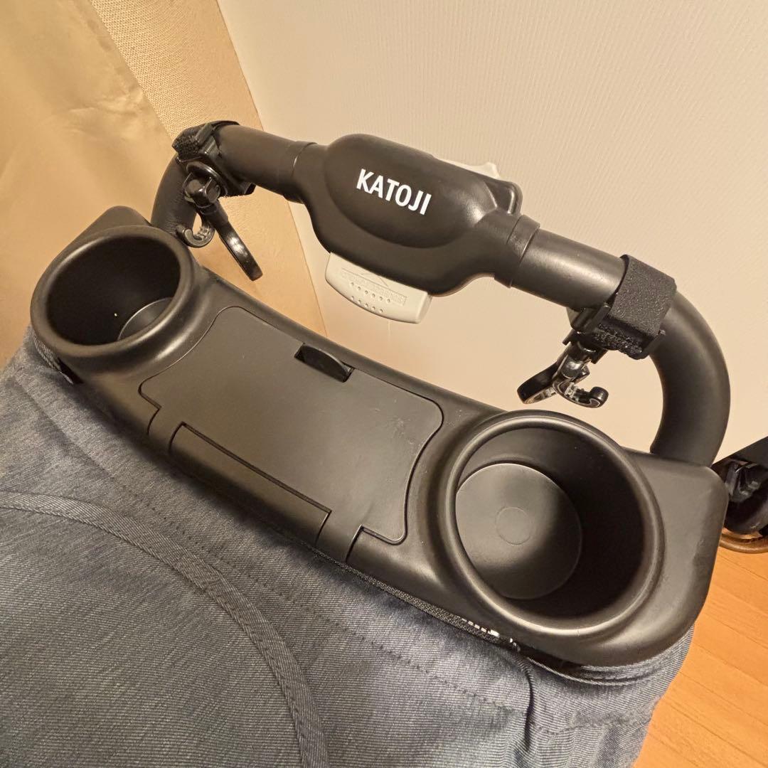 【美品】KATOJI カトージ 二人乗りベビーカー 二人でゴーDX デニム 双子