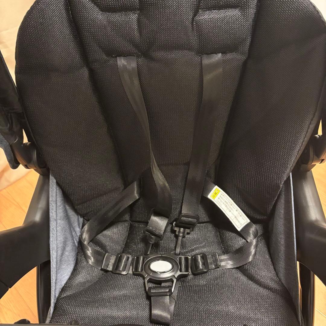 【美品】KATOJI カトージ 二人乗りベビーカー 二人でゴーDX デニム 双子