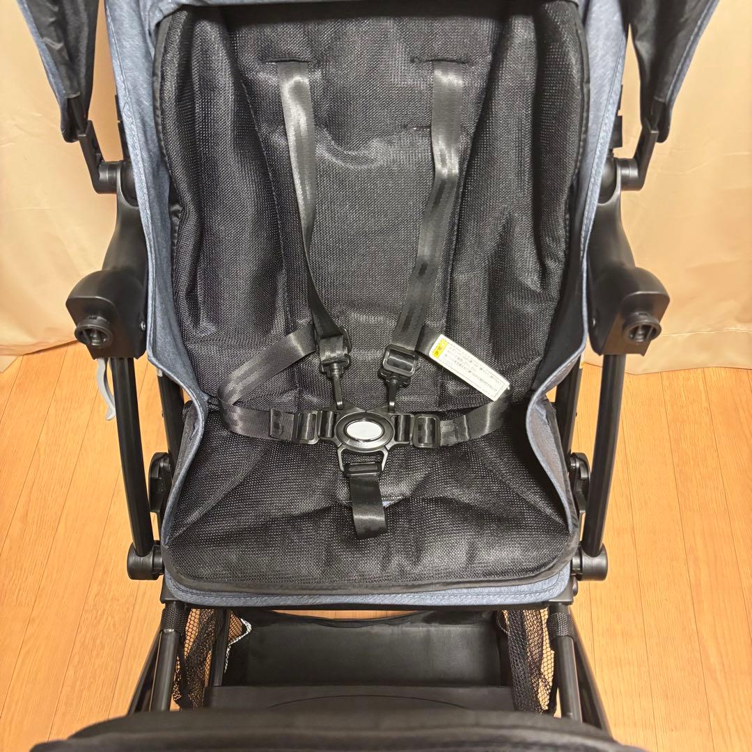 【美品】KATOJI カトージ 二人乗りベビーカー 二人でゴーDX デニム 双子