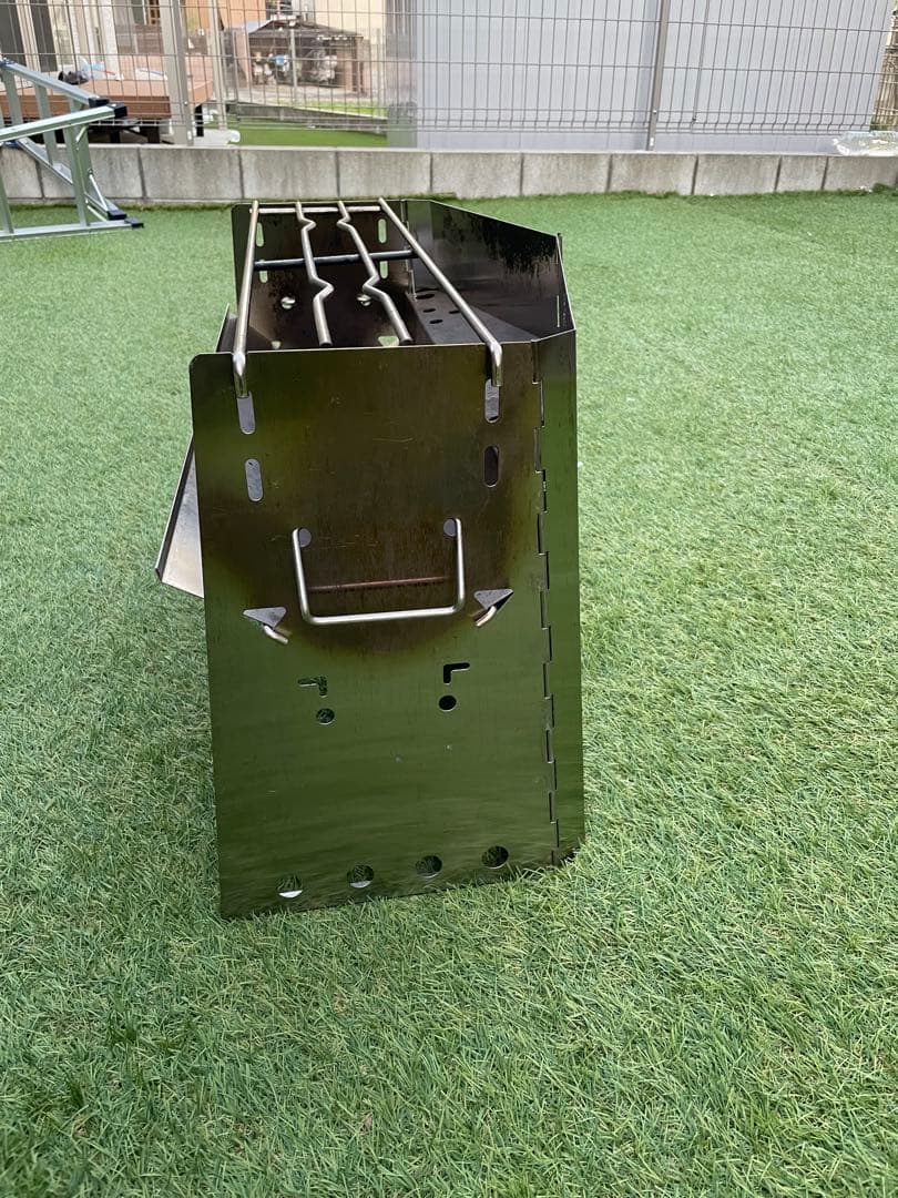 ⭐️値下げ⭐️【廃盤品】ユニフレーム薪グリルラージ(オプション付)