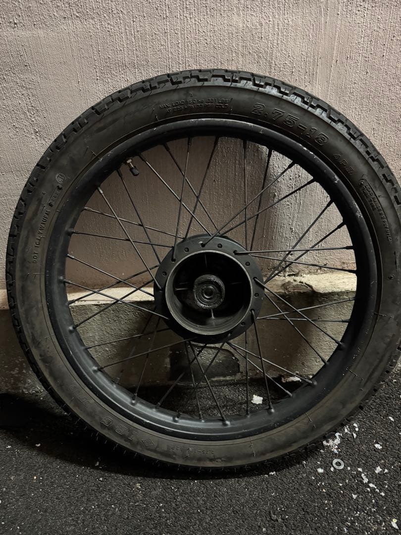 希少！jazz50 ポン付け18インチフロントタイヤ