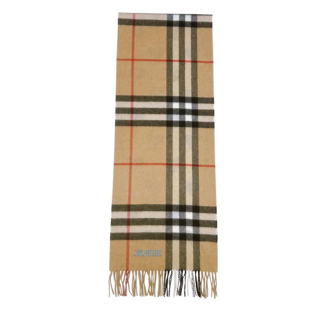 レア✨希少 バーバリー マフラー ハート柄 ノバチェック カシミヤ100％