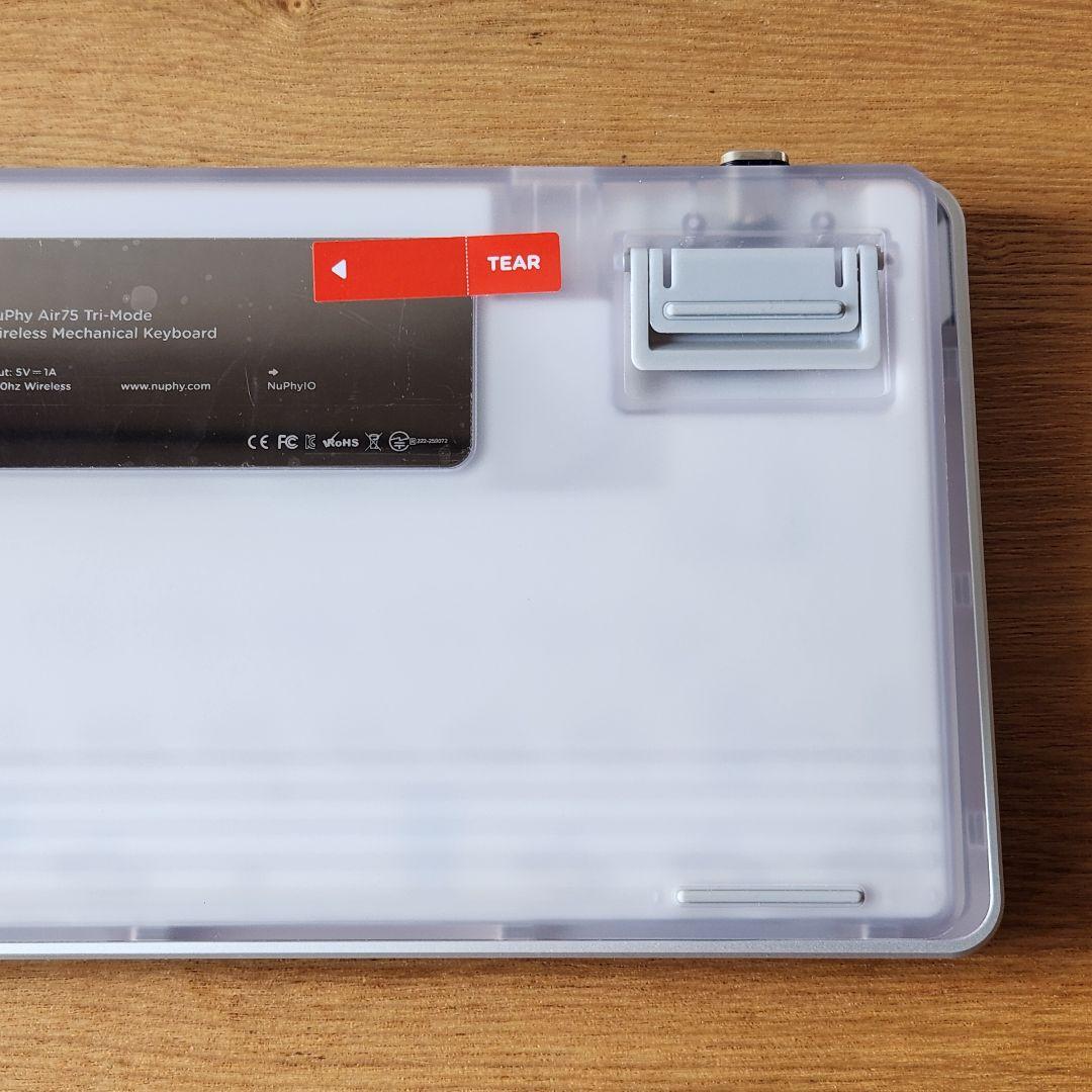 【茶軸へ変更可】NuPhy AIR75 v3 red nano US配列